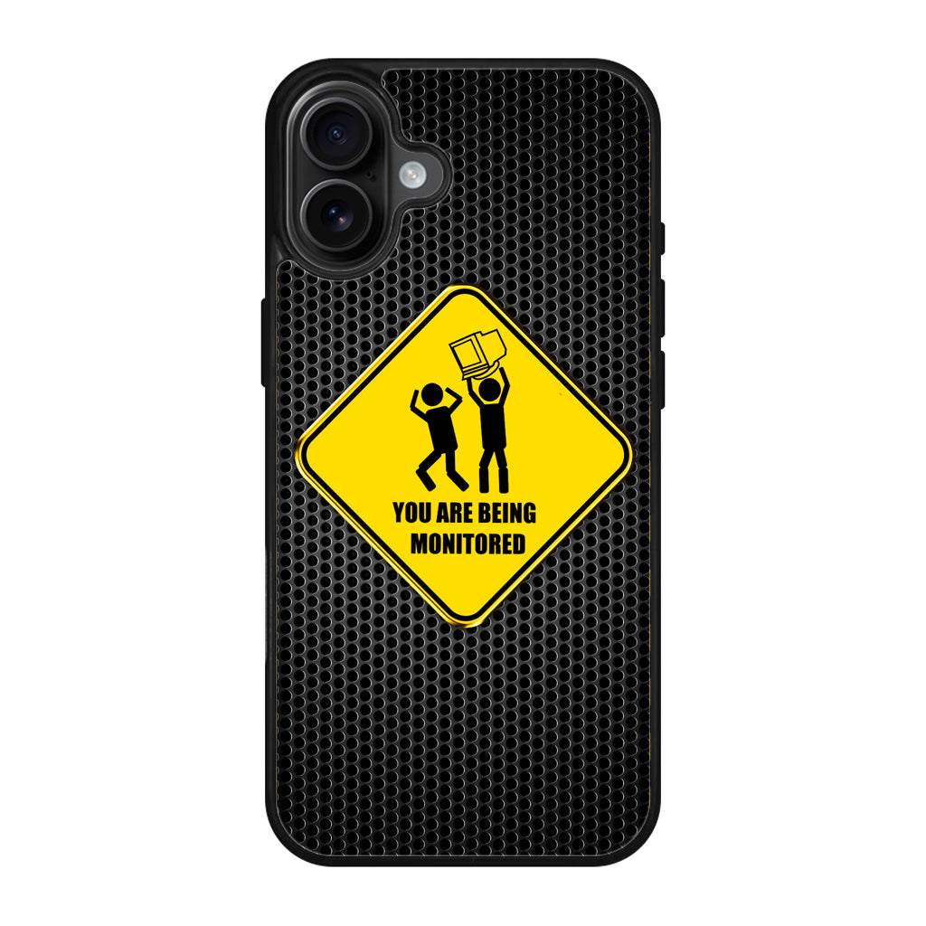 You Are Being Monitored iPhone 17 Case