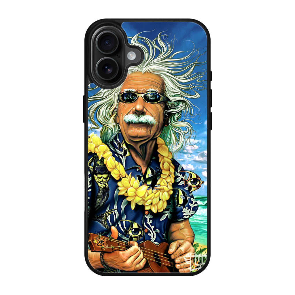 Albert Enstein On Vacation iPhone 17 Case