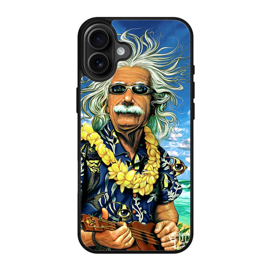Albert Enstein On Vacation iPhone 17 Case