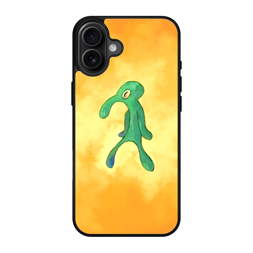 Bold and Brash Squidward Painting iPhone 17 Case