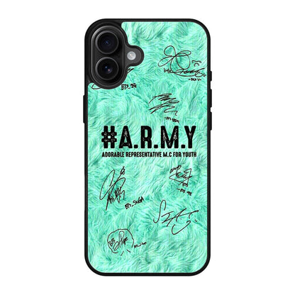 BTS Army Signature iPhone 17 Case
