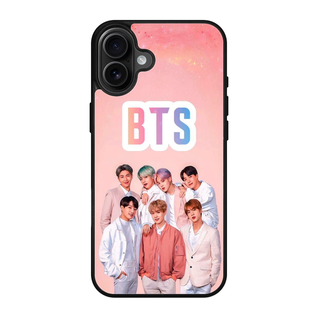BTS Member in Pink iPhone 17 Case