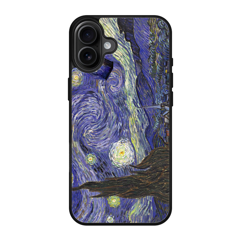 Dr Who Tardis In Van Gogh Starry Night iPhone 17 Case