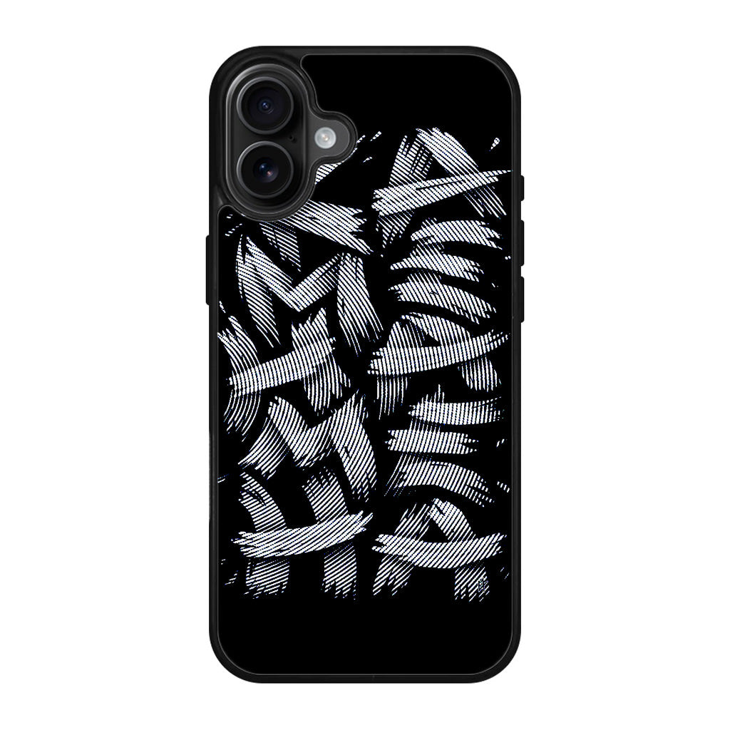 Dragon Ball Kamehameha Font Art iPhone 17 Case