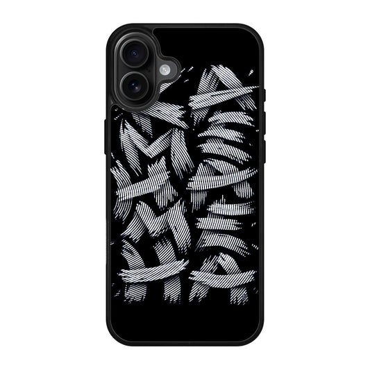 Dragon Ball Kamehameha Font Art iPhone 17 Case