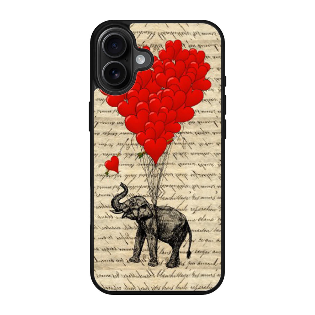 Elephant And Heart iPhone 17 Case