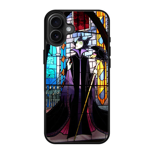 Maleficent Sleeping Beauty Glass Art iPhone 17 Case