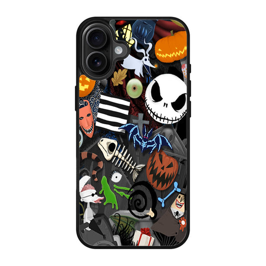 Nightmare Before Chrismast Collage iPhone 17 Case