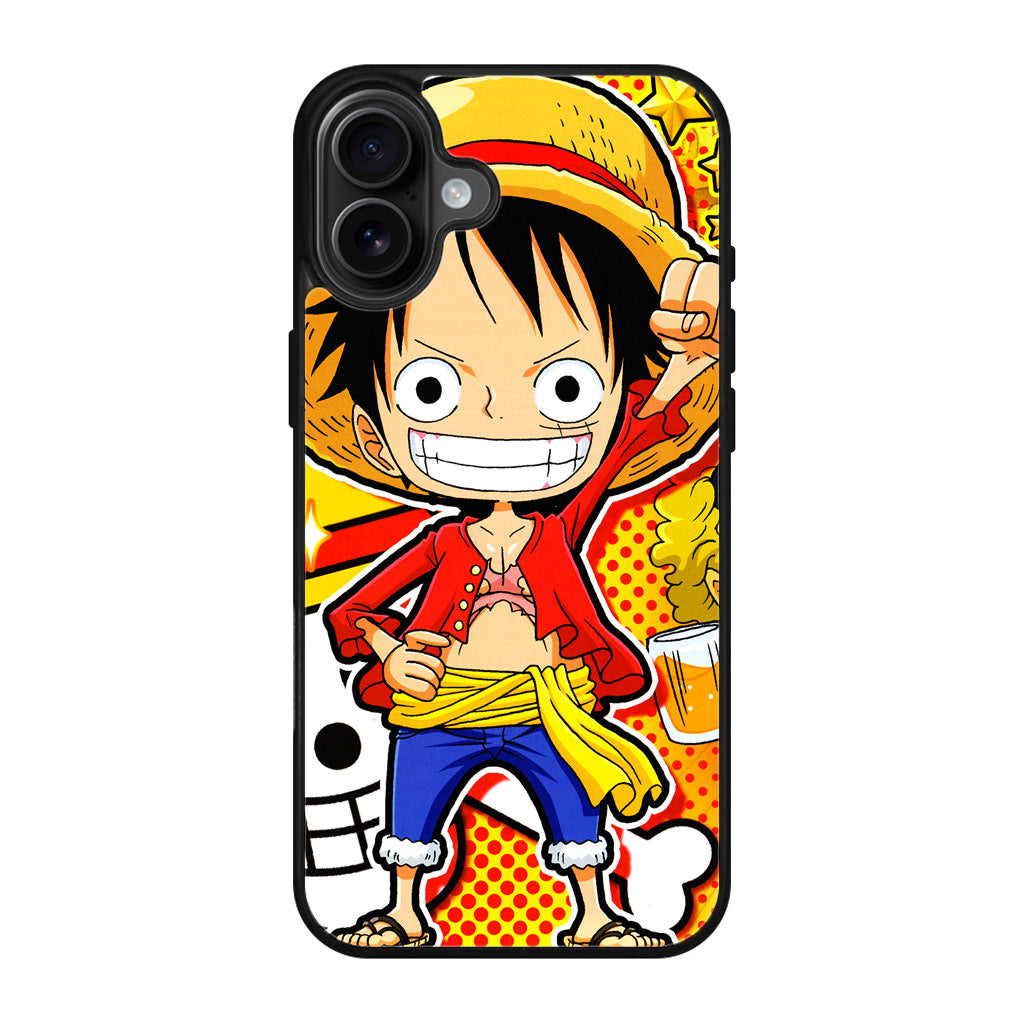 One Piece Cute Luffy iPhone 17 Case