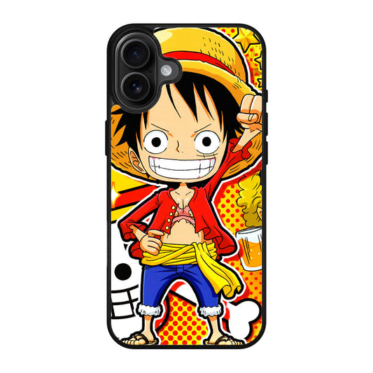 One Piece Cute Luffy iPhone 17 Case