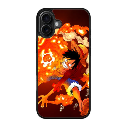 One Piece Luffy Red Hawk iPhone 17 Case