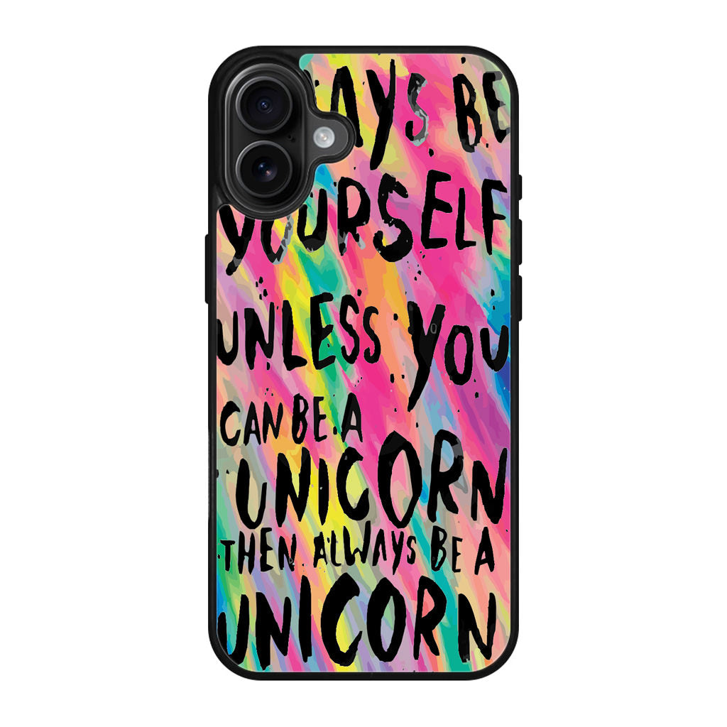 Rainbow Unicorn Quote iPhone 17 Case