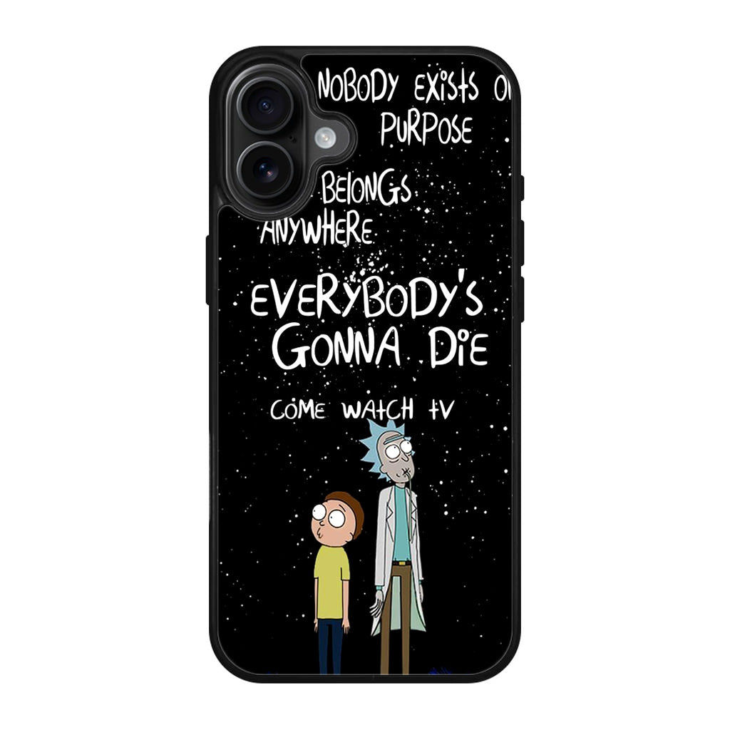 Rick And Morty Quotes iPhone 17 Case