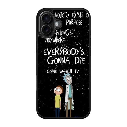 Rick And Morty Quotes iPhone 17 Case