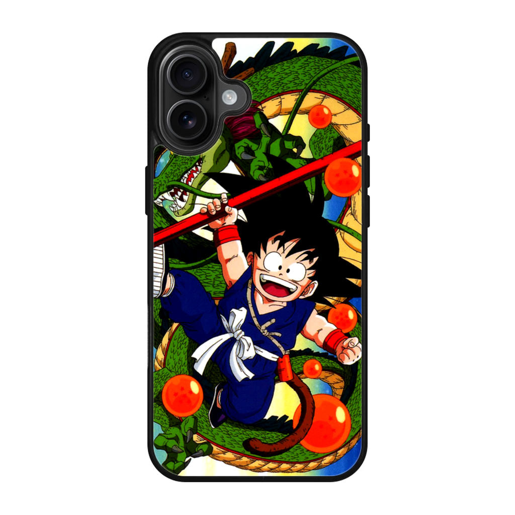 Shenlong And Little Goku Dragon Ball iPhone 17 Case