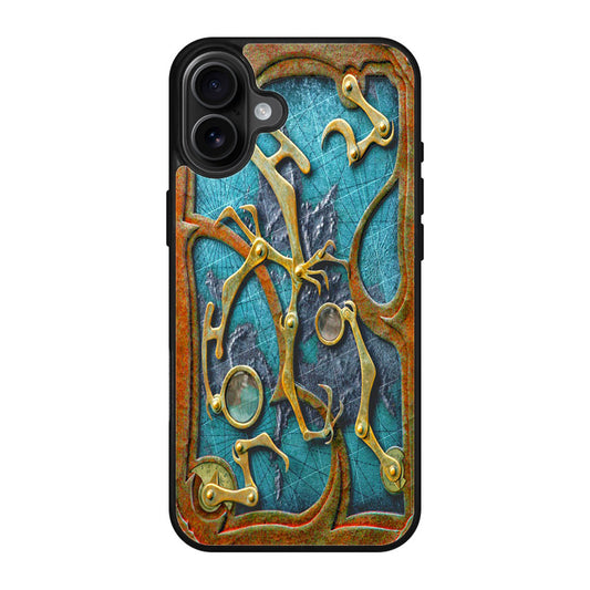 Steampunk Book Cover iPhone 17 Case