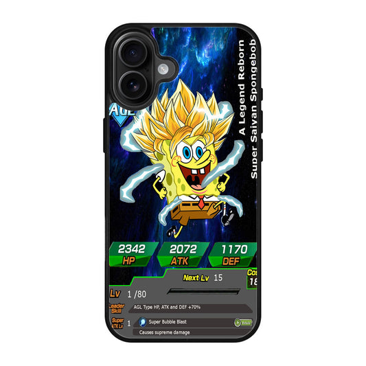Super Saiyan Spongebob Card iPhone 17 Case