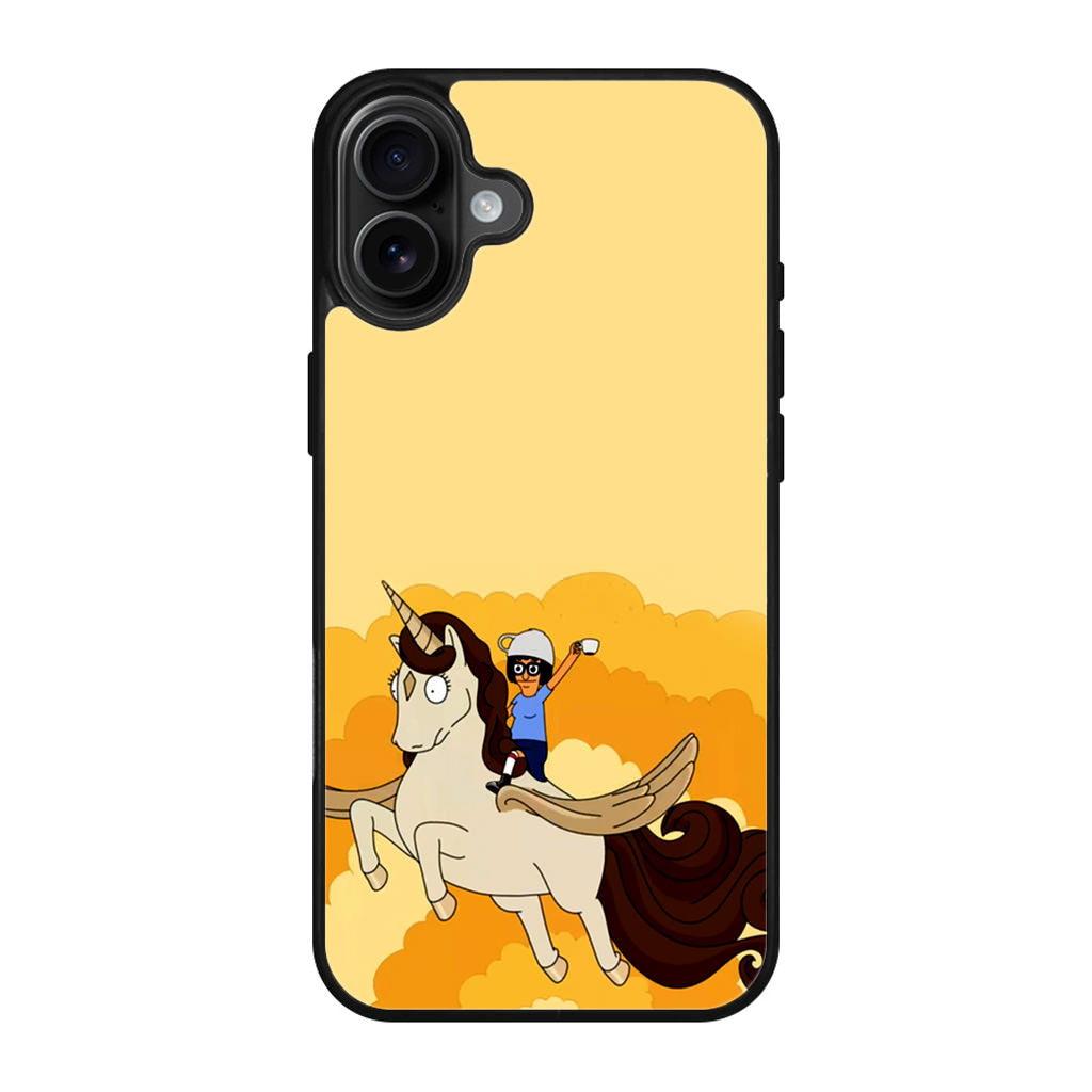 Tina Belcher And Unicorn iPhone 17 Case