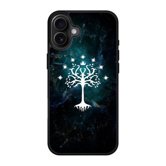 White Tree Of Gondor In Space Nebula iPhone 17 Case