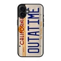 Back to the Future License Plate Outatime iPhone 17 Case