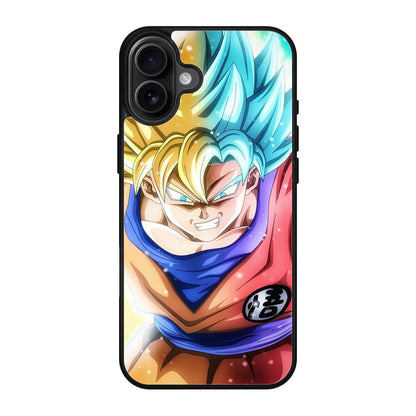 Goku SSJ 1 to SSJ Blue iPhone 17 Case