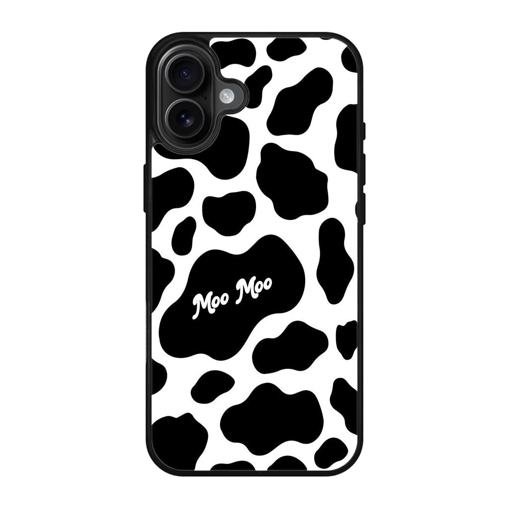 Moo Moo Pattern iPhone 17 Case