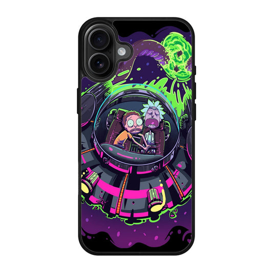 Rick And Morty Spaceship iPhone 17 Case