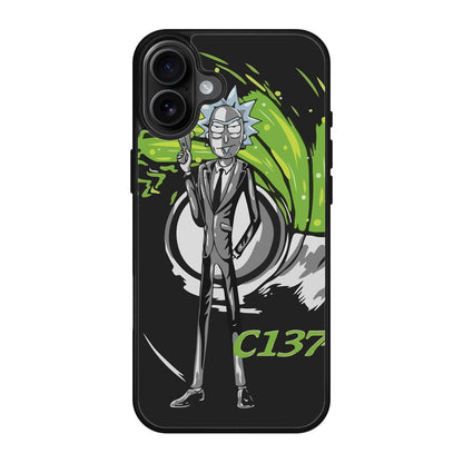 Rick Sanchez Agent C137 iPhone 17 Case