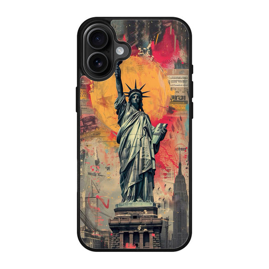 Canvas Art Statue of Liberty iPhone 17 Case