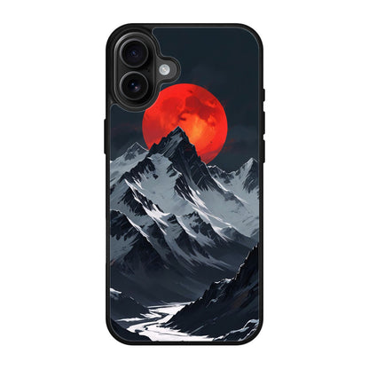 Crimson Eclipse The Mountain iPhone 17 Case
