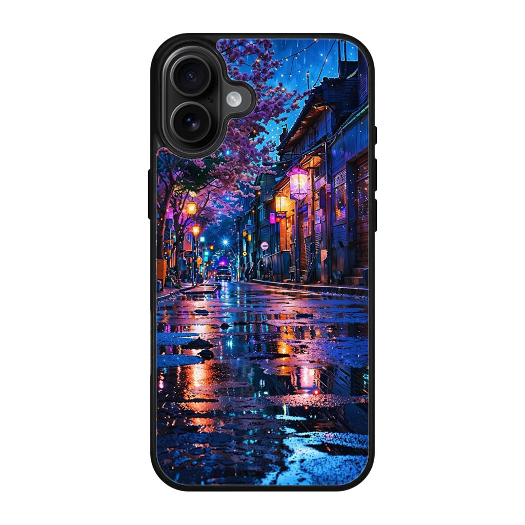 Midnight Sakura Glow iPhone 17 Case