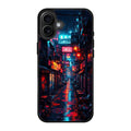 Neon Veins Of The Cyber City iPhone 17 Case