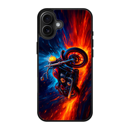 Ride Through Fire and Ice iPhone 17 Case