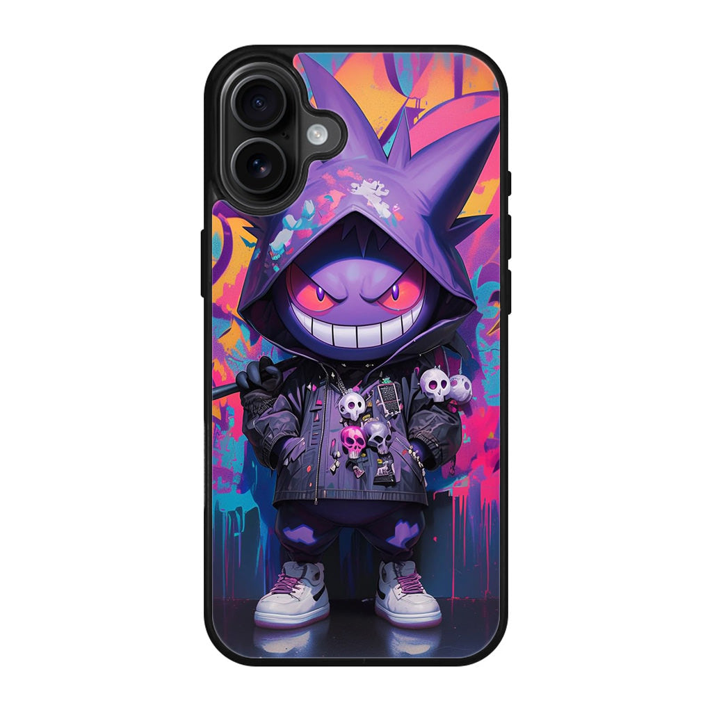 Shadow Drip Gengar Goes Street iPhone 17 Case