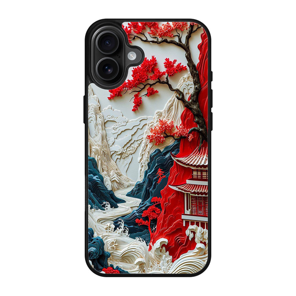 Whispers of the Crimson Zen iPhone 17 Case