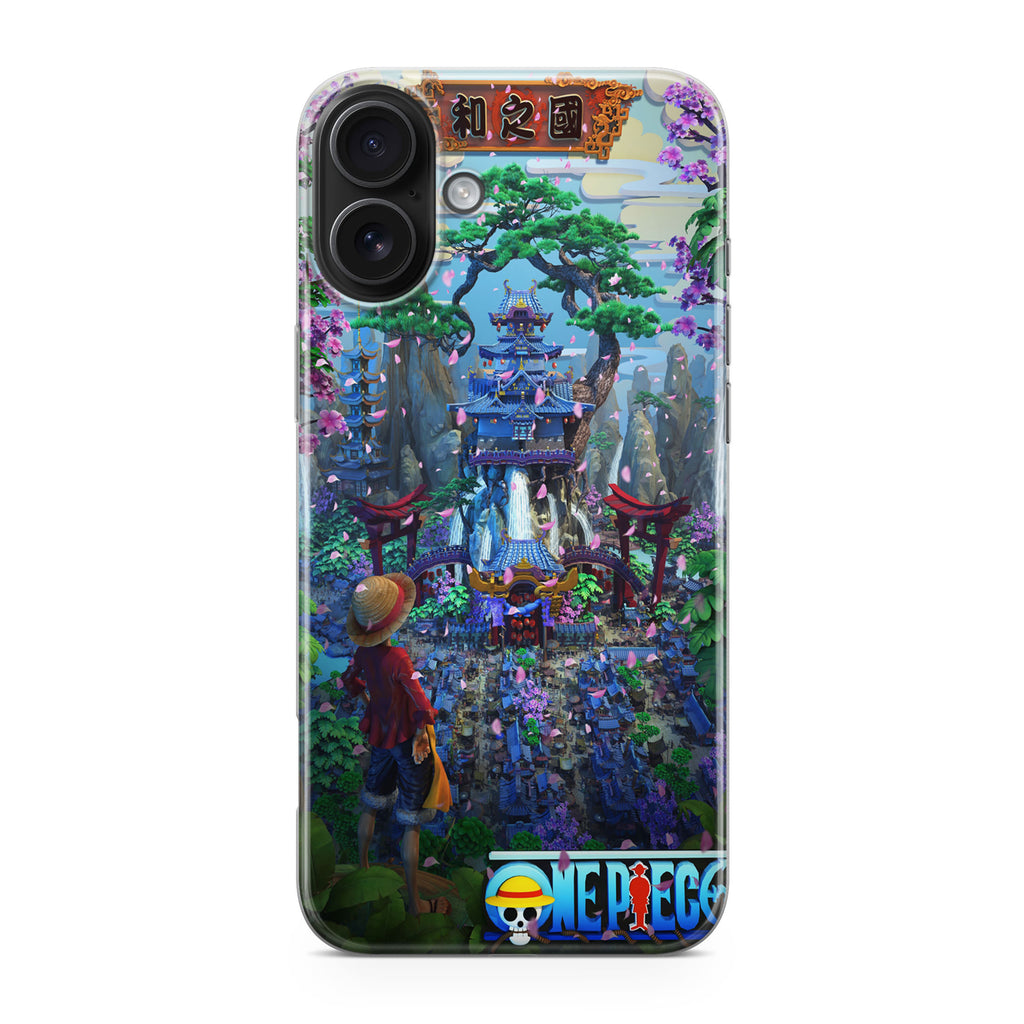 Flower Capital of Wano One Piece iPhone 17 Case