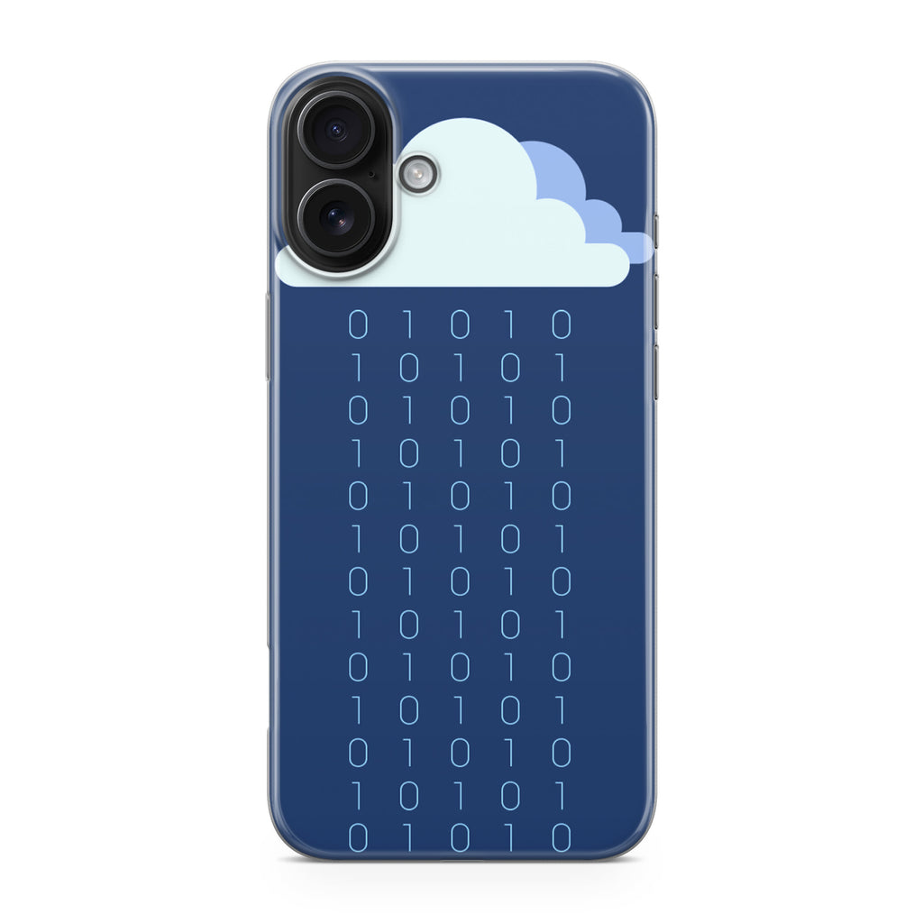 Abstract Binary Minimalist iPhone 17 Case