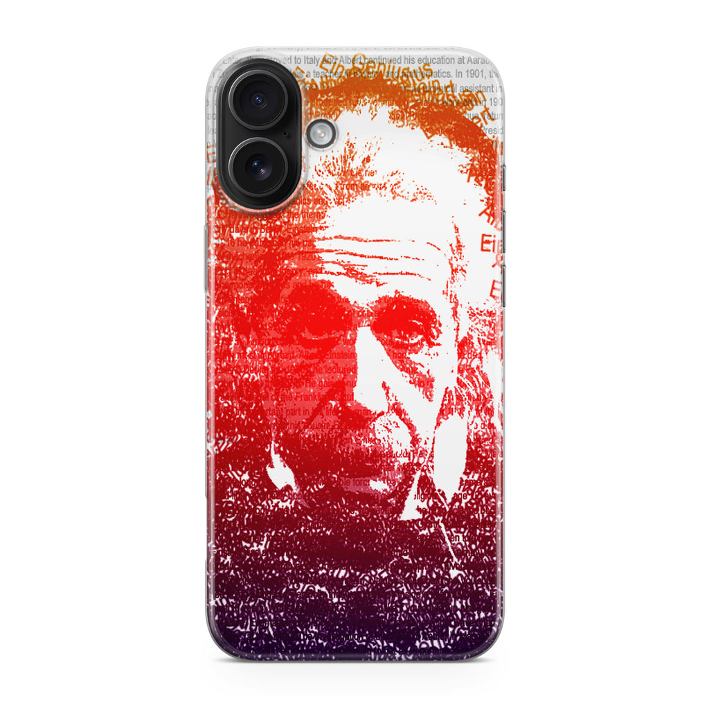Albert Einstein Art iPhone 17 Case