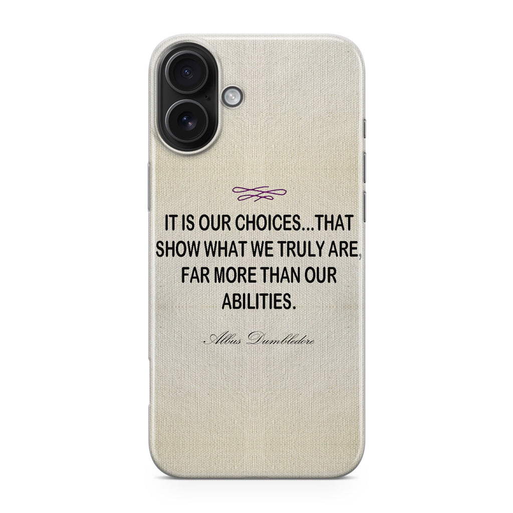 Albus Dumbledore Quote iPhone 17 Case