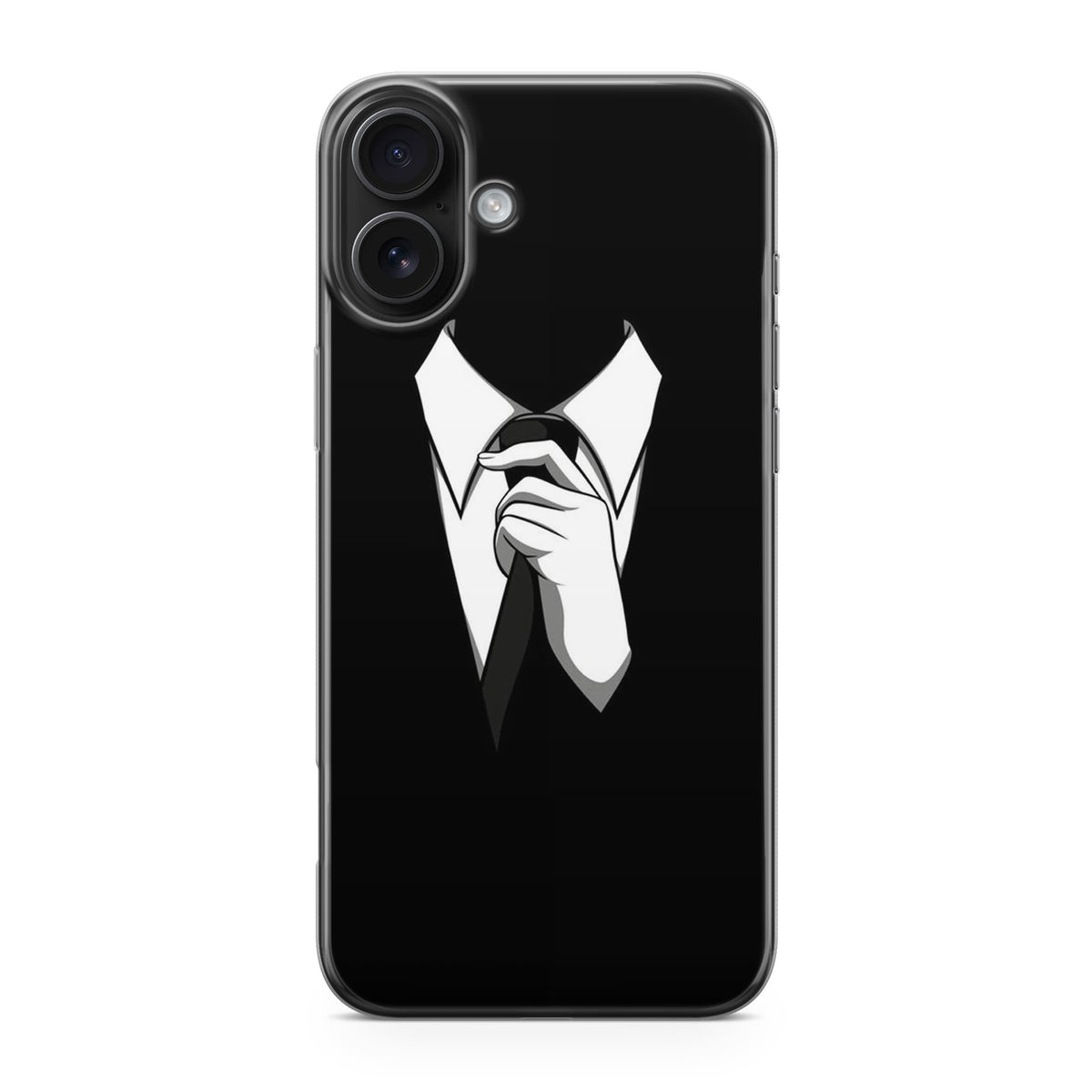 Anonymous Black White Tie iPhone 17 Case