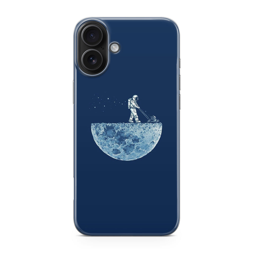 Astronaut Mowing The Moon iPhone 17 Case
