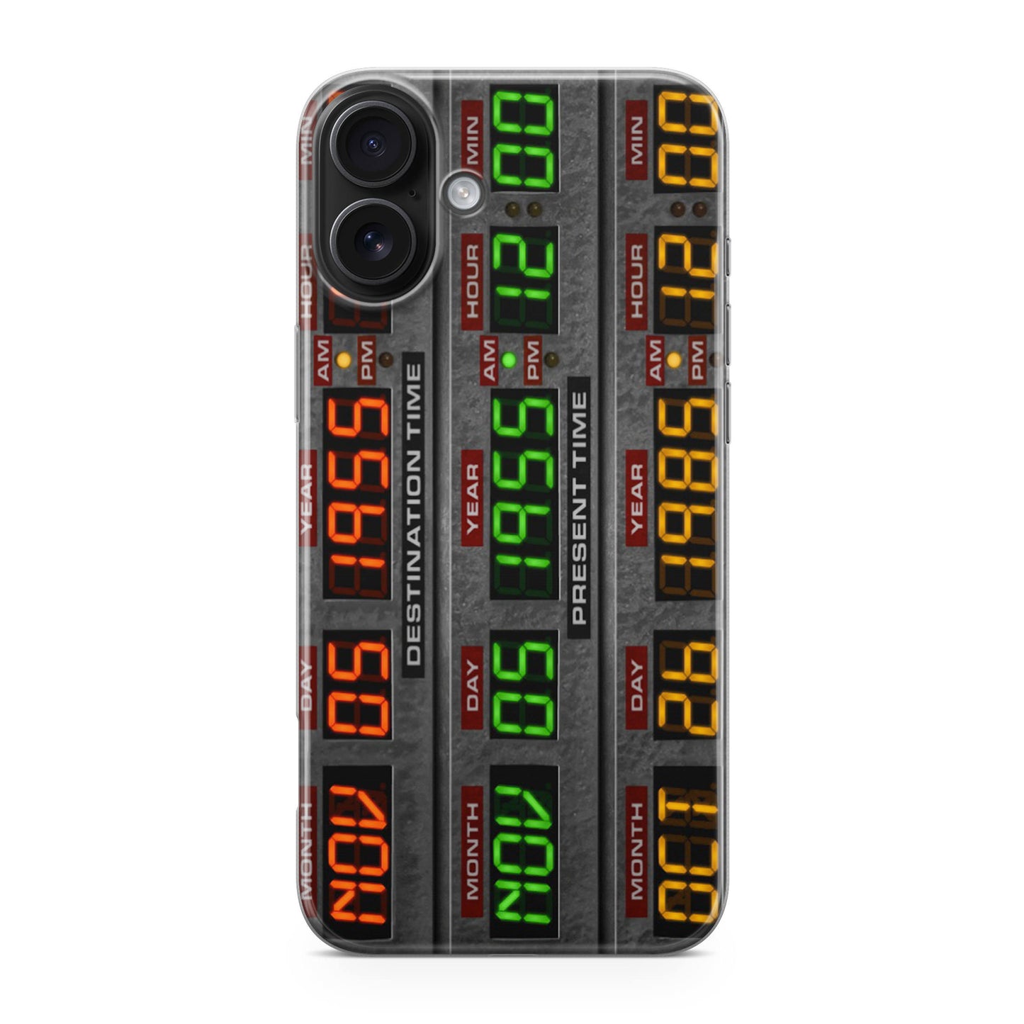 Back To The Future Time Circuits iPhone 17 Case