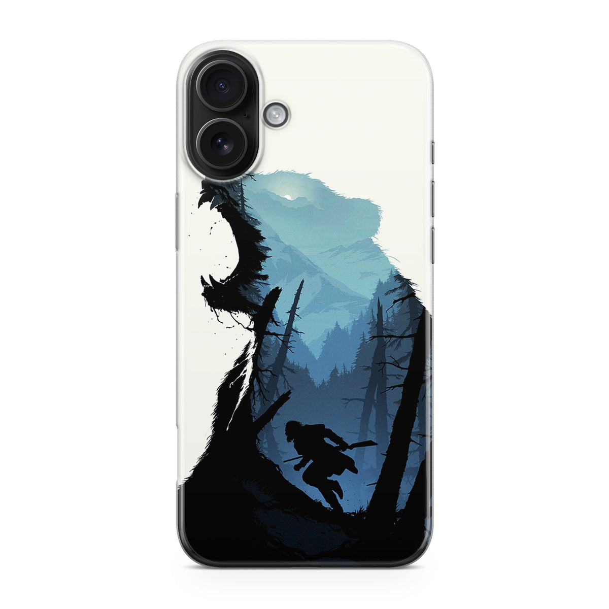 Bear Hunter Art iPhone 17 Case