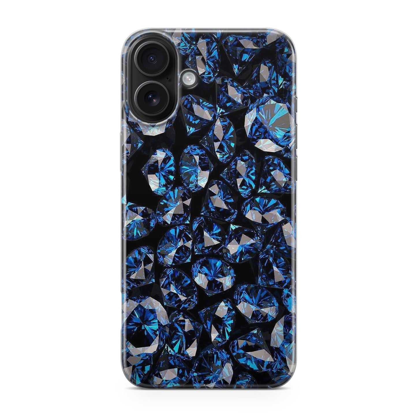 Blue Diamonds Pattern iPhone 17 Case