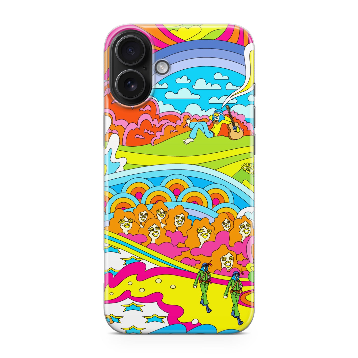 Colorful Doodle iPhone 17 Case