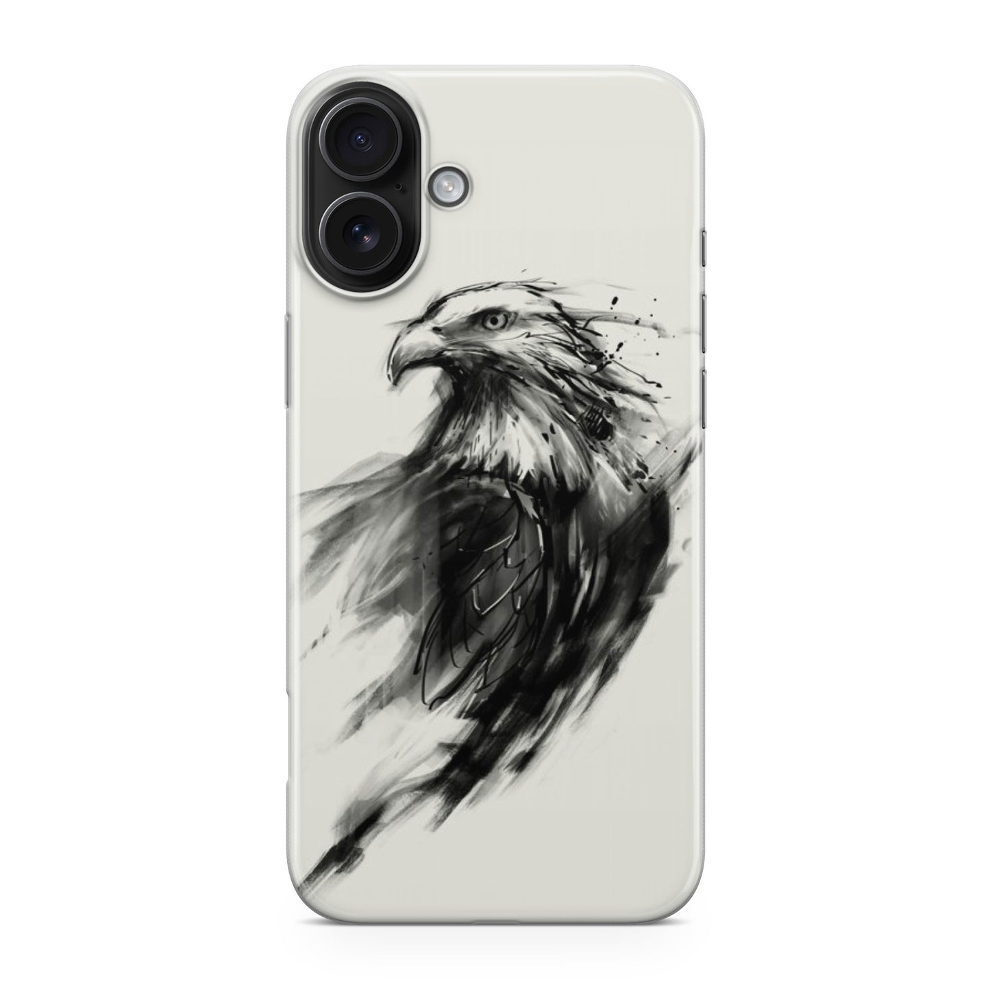 Eagle Art Black Ink iPhone 17 Case