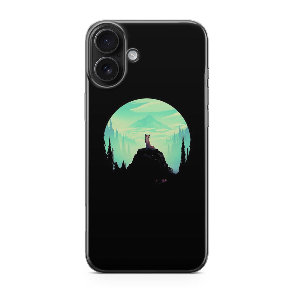 Fox on the Rock iPhone 17 Case