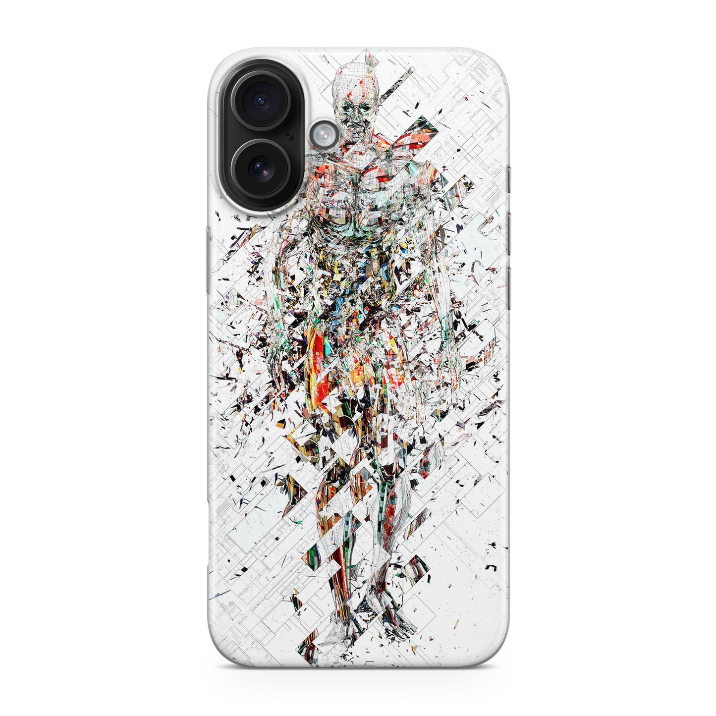 Fragmantacia Art Human Abstract iPhone 17 Case