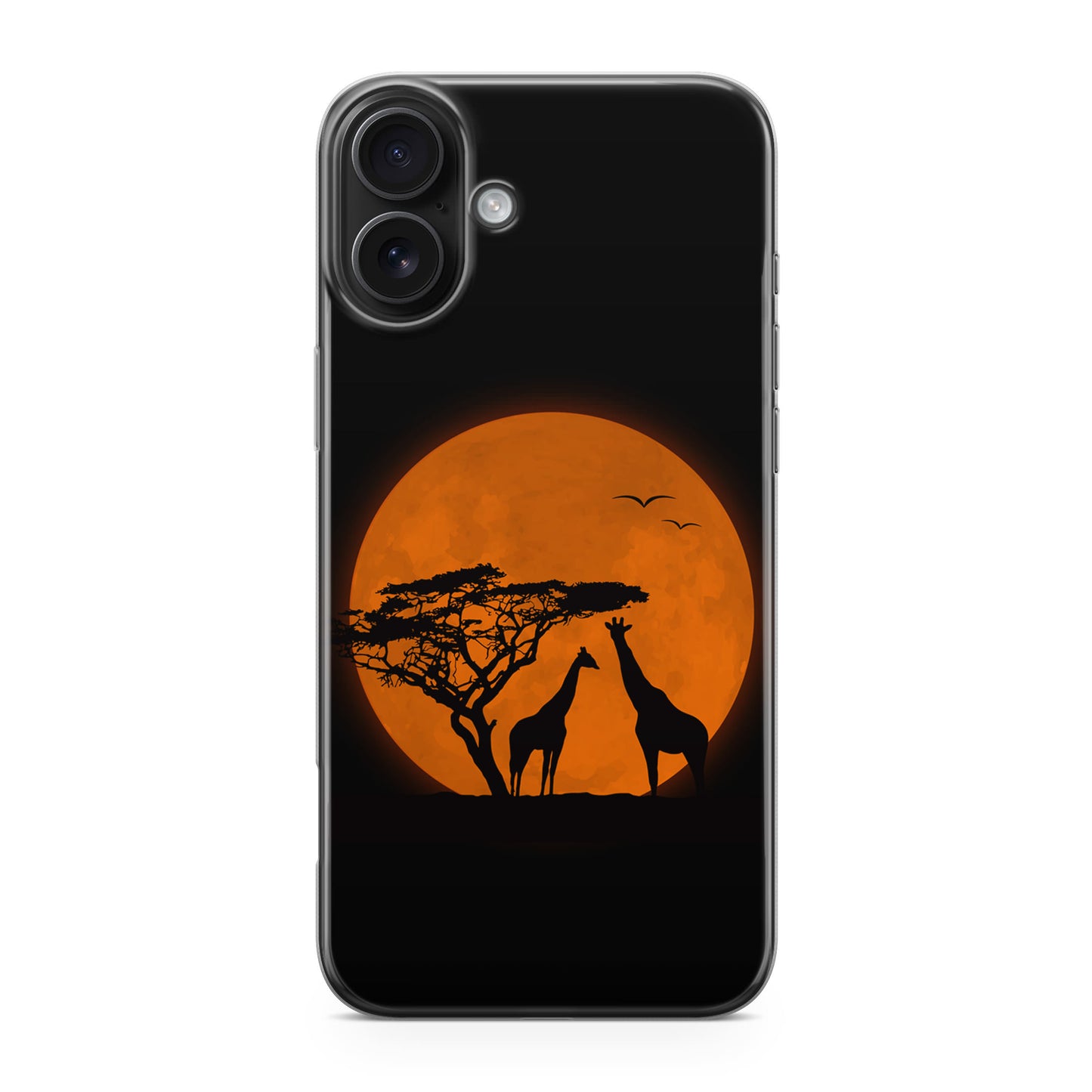 Giraffes Silhouette iPhone 17 Case