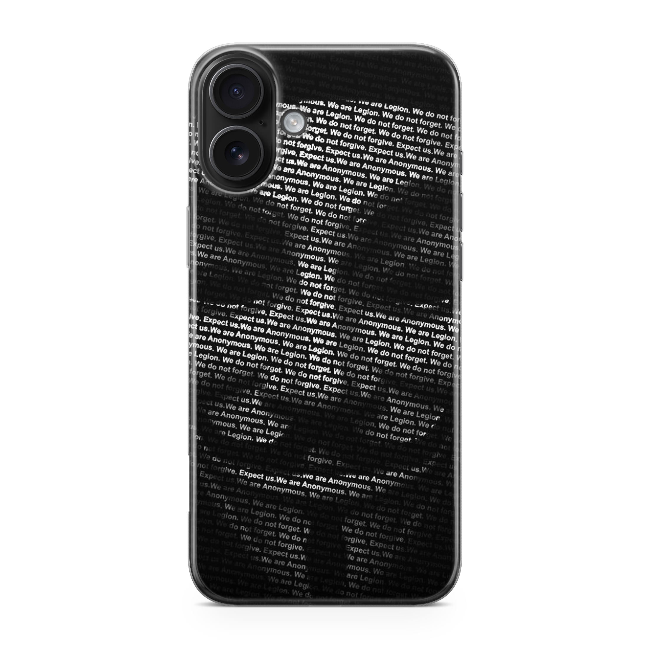 Guy Fawkes Mask Anonymous iPhone 17 Case